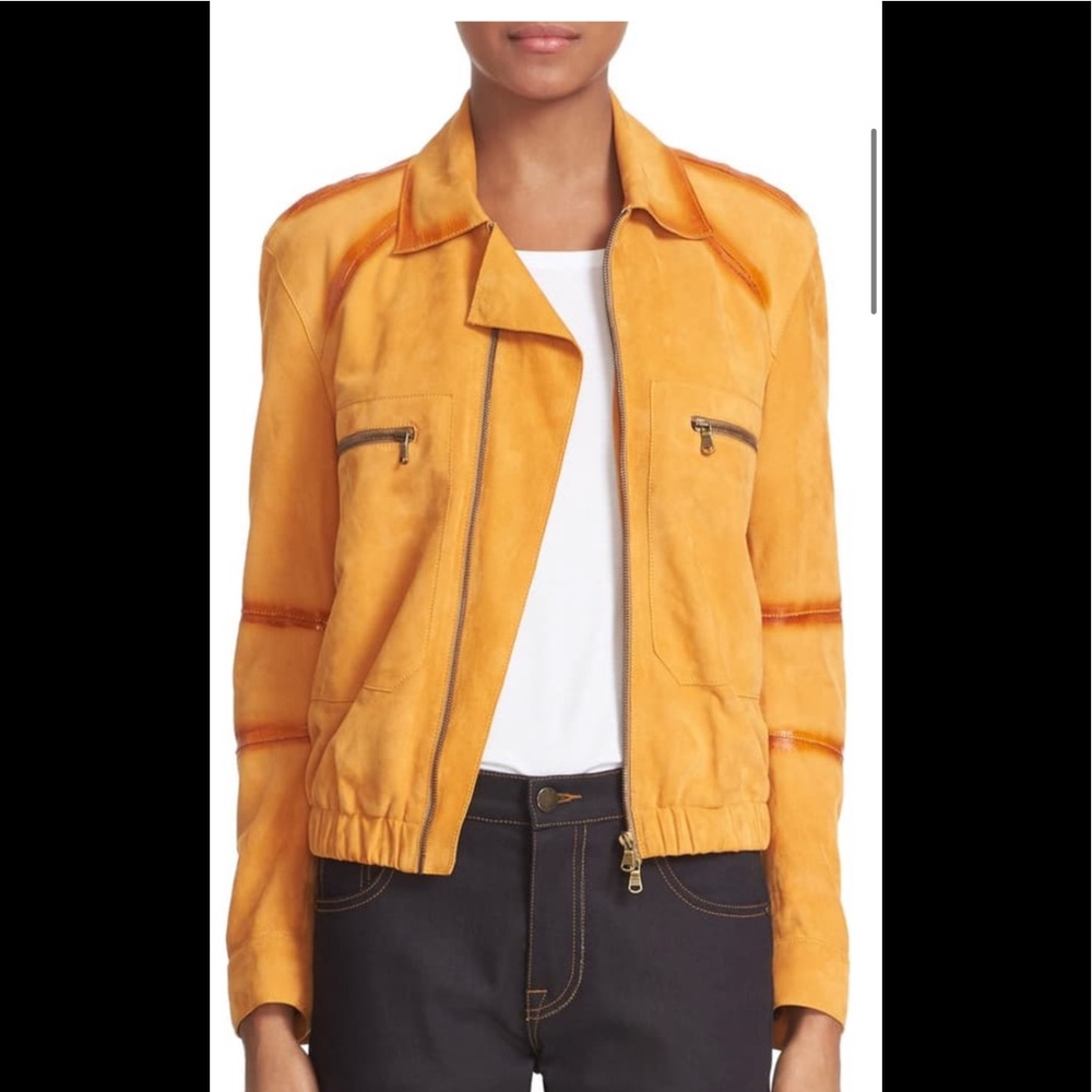 Acne Studios style Tomas Maier suede jacket sold out everywhere